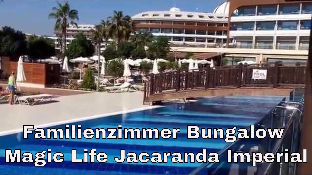 Family Bungalow Magic Life Jacaranda Imperial in Side – Familienbungalow mit Poolzugang