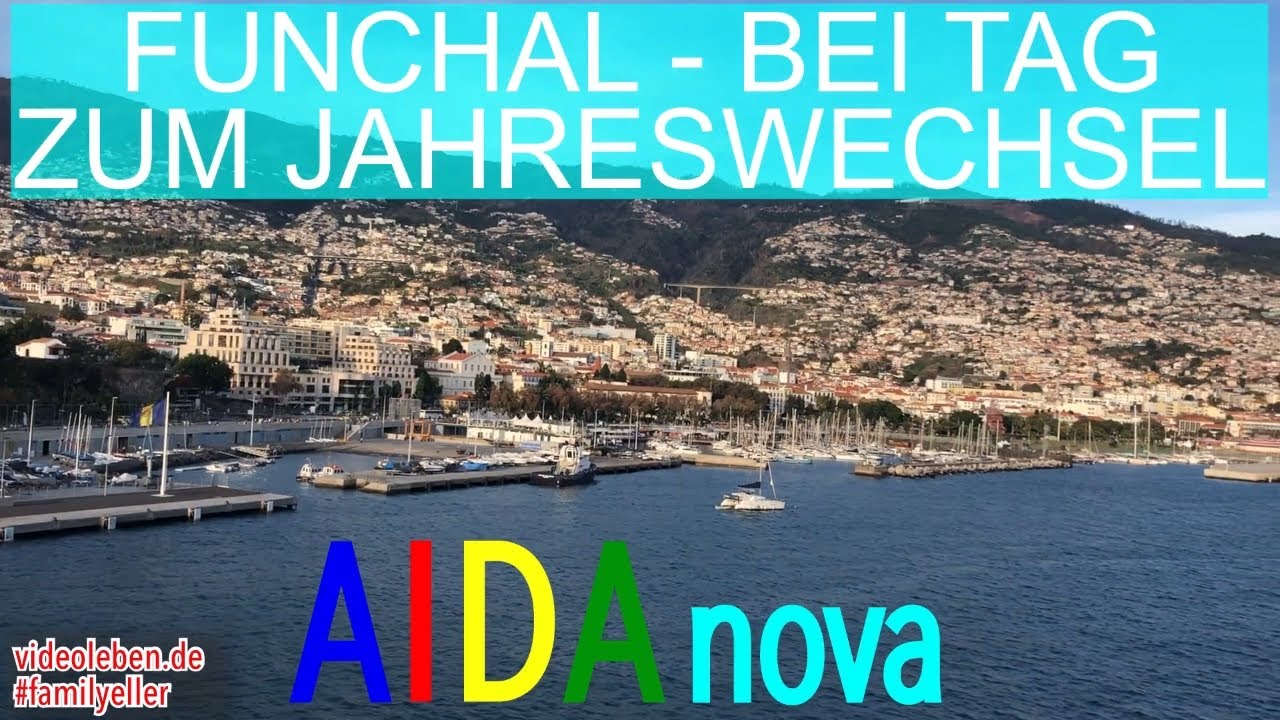 Funchal bei Tag auf Madeira zum Jahreswechsel