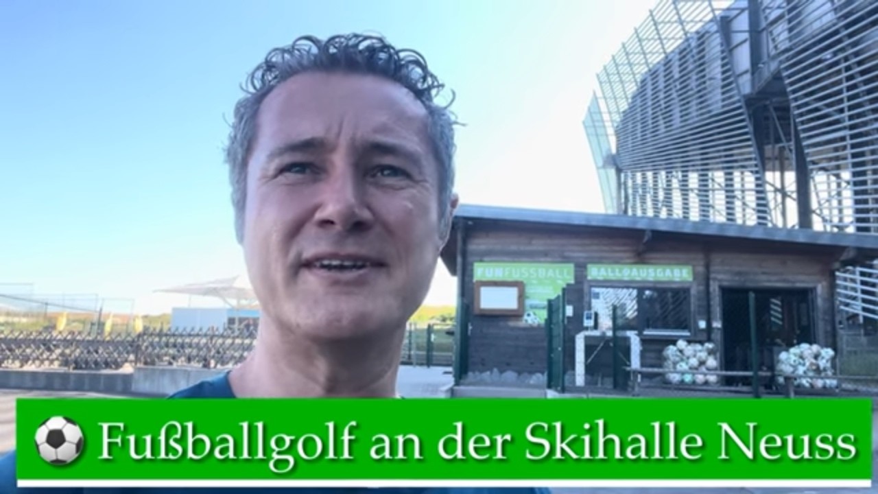 Fußballgolf an der Skihalle Neuss - Fußballgolfplatz mit besonderen Bahnen