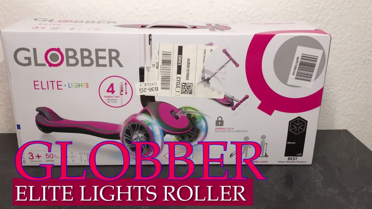 Globber Elite Lights Scooter Test – Kinderroller mit Leucht-Rädern
