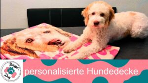 Personalisierte Hunde Haustier Decke