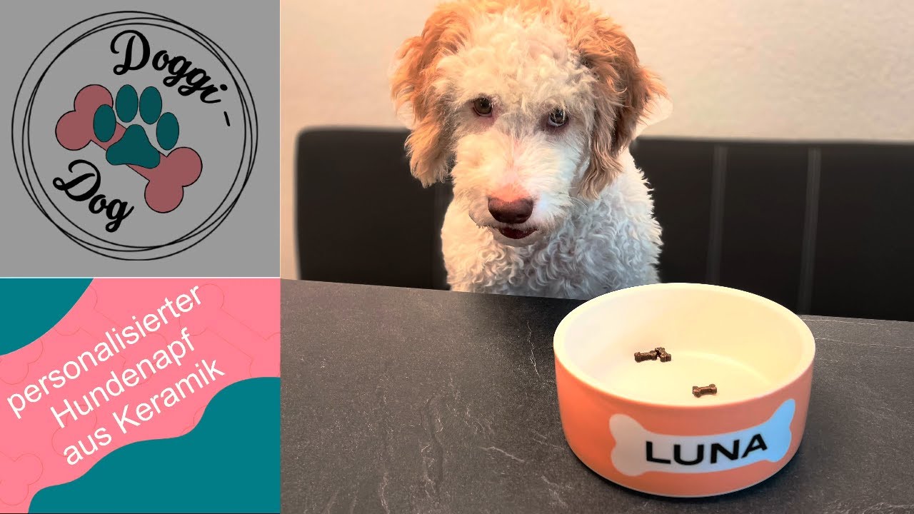 Personalisierter Keramik Hundenapf