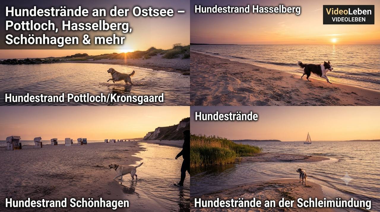 🤖 KI-generiertes Beitragsbild: Hundestrände an der Ostsee