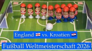 Simulation des Spiels England vs. Kroatien | Fußball