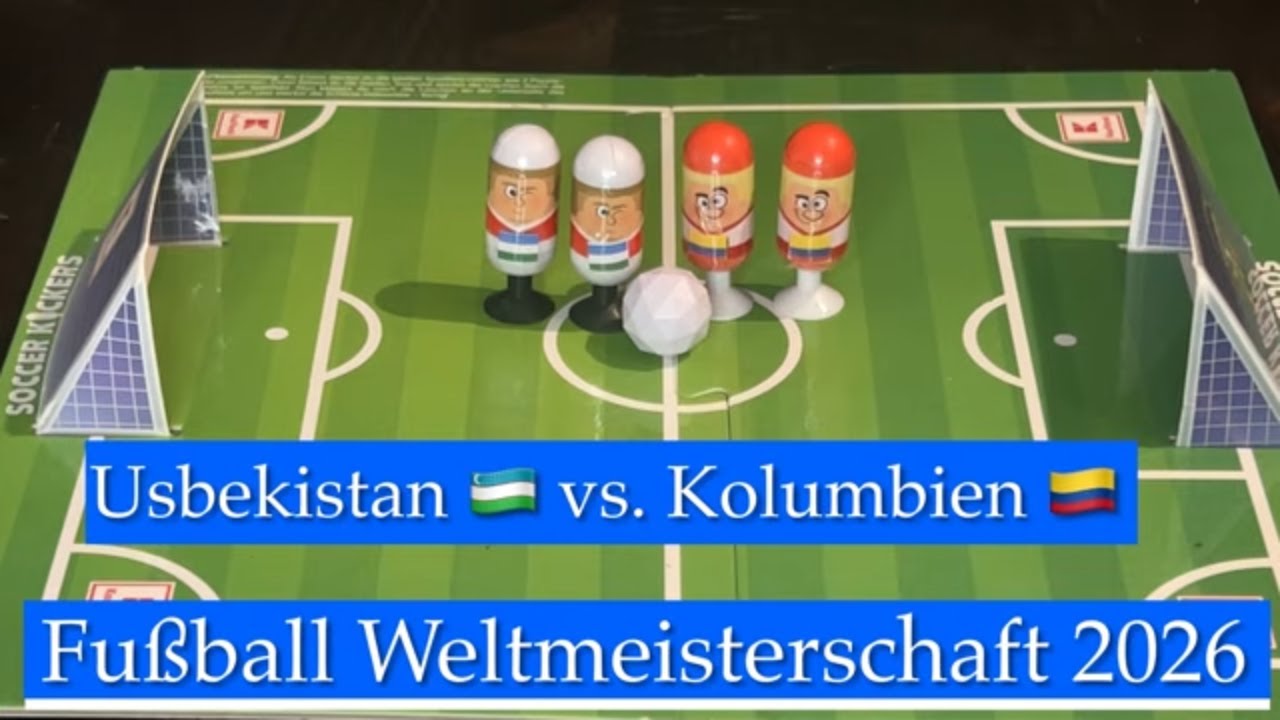 Simulation des Spiels Usbekistan vs. Kolumbien | Fußball