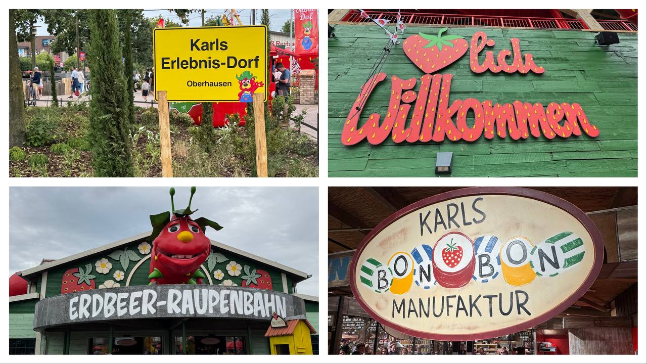 karls erlebnis dorf oberhausen collage