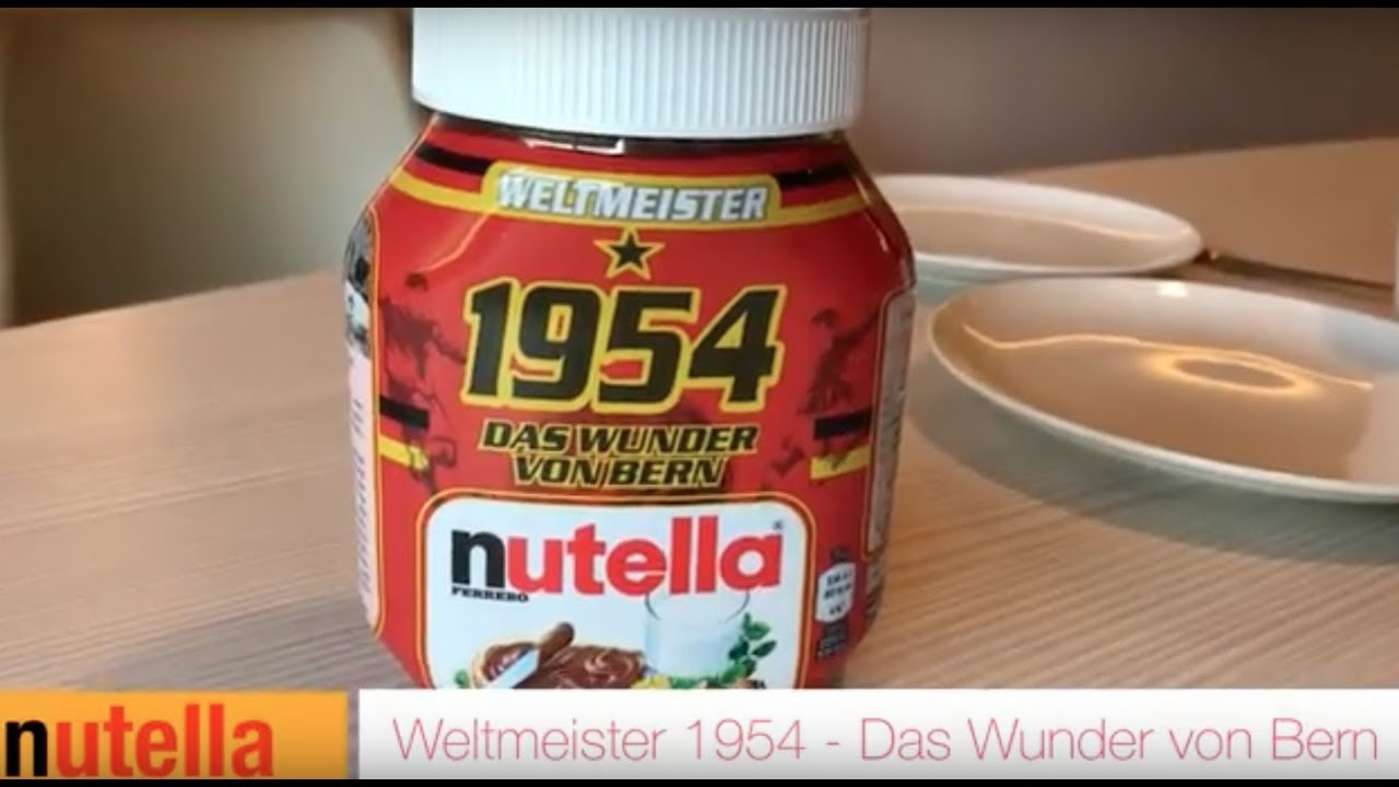 nutella Weltmeister 1954 Das Wunder von Bern FIFA WORLD-CUP RUSSIA 2018
