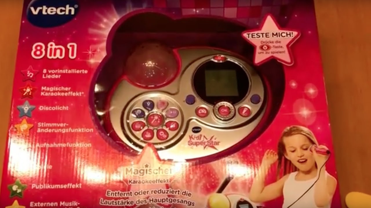 VTech Kidi SuperStar Test – 8-in-1 Karaoke-Set