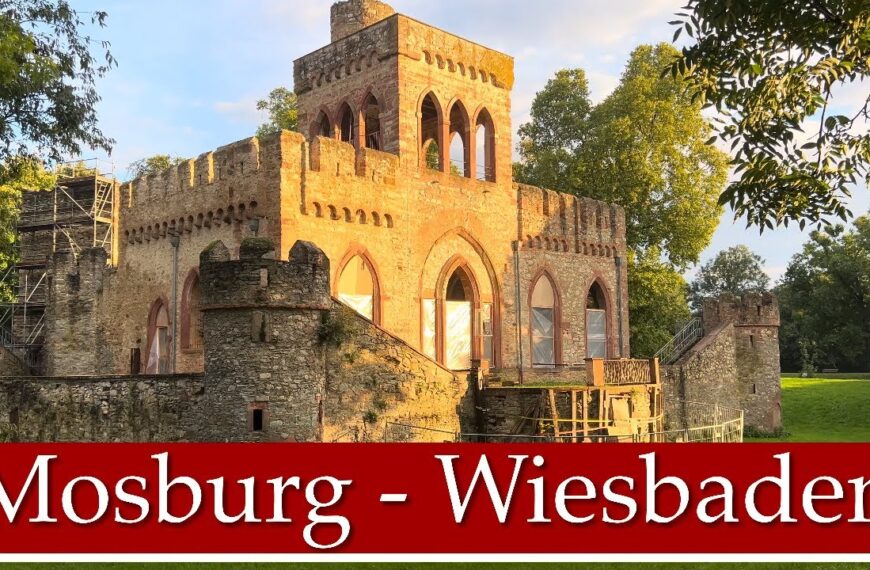 Mosburg in Wiesbaden – Künstliche Ruine im Biebricher Schlosspark