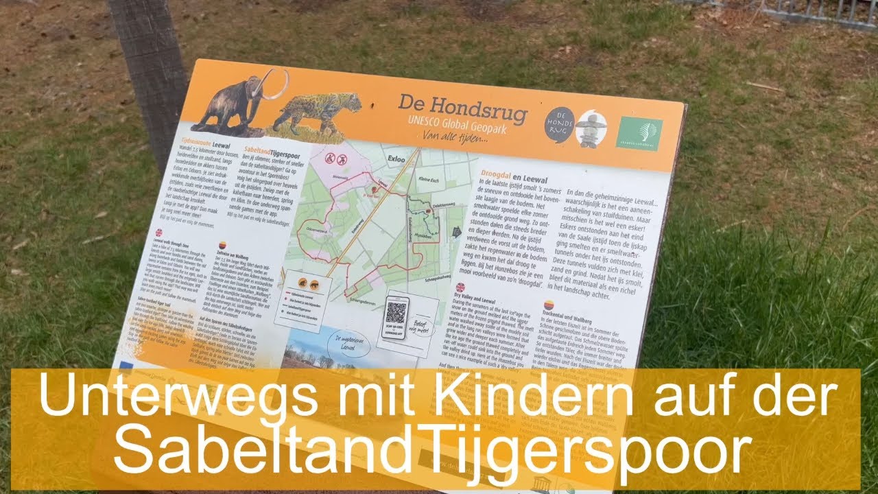 SabeltandTijgerspoor Drenthe – Wandern mit Kindern auf dem Dino-Pfad - Thumbnail