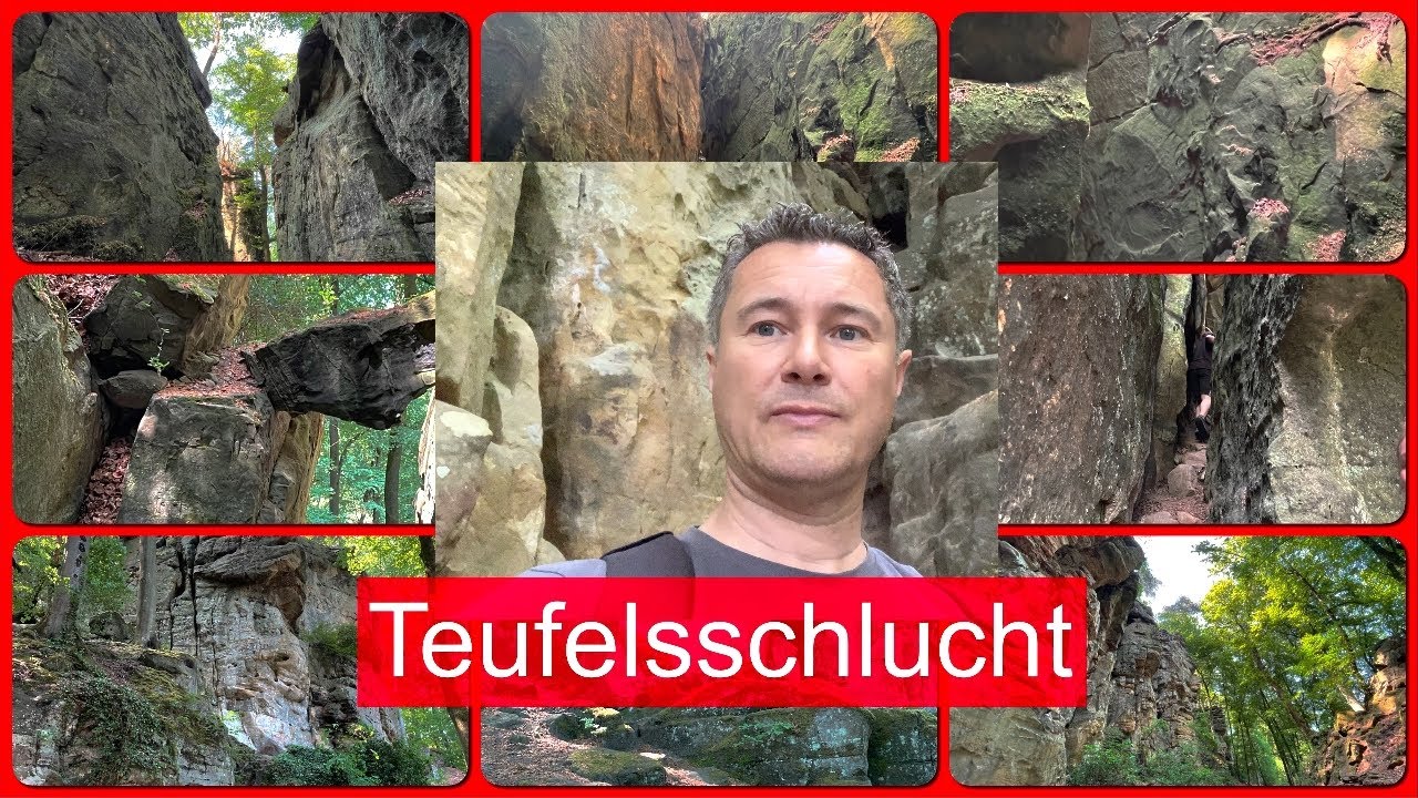 Teufelsschlucht in der Südeifel – Wanderweg durch die enge Felsenschlucht