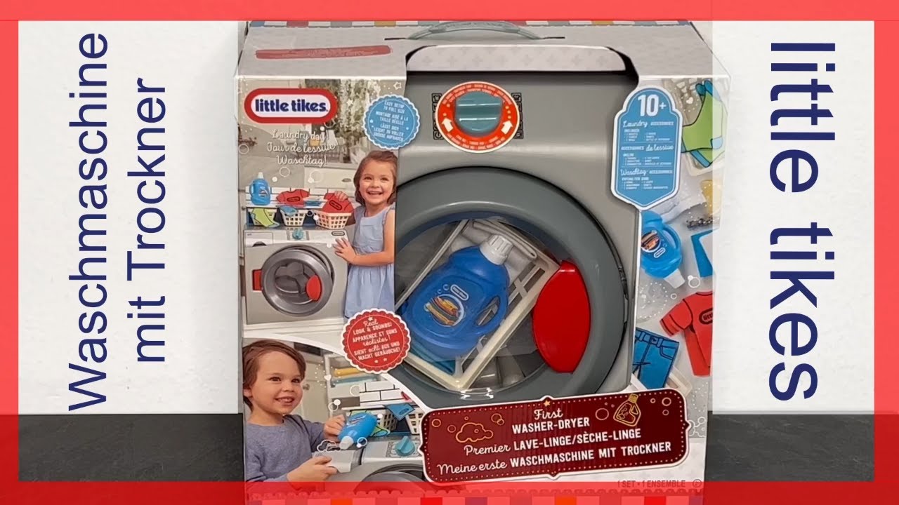 little tikes 651410 interaktive Waschmaschine mit Trockner Test