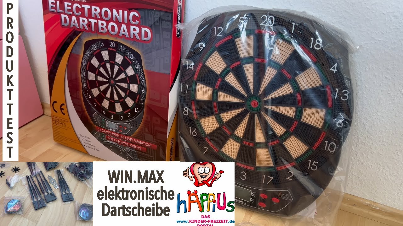 WIN.MAX Dartscheibe Test – Elektronisches Dartboard