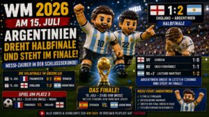 WM 2026 Halbfinale Argentinien gegen England