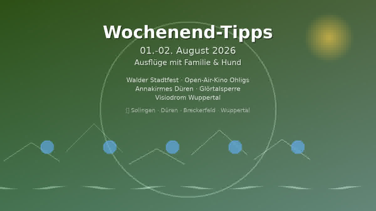 wochenend tipps 01 02 august 2026