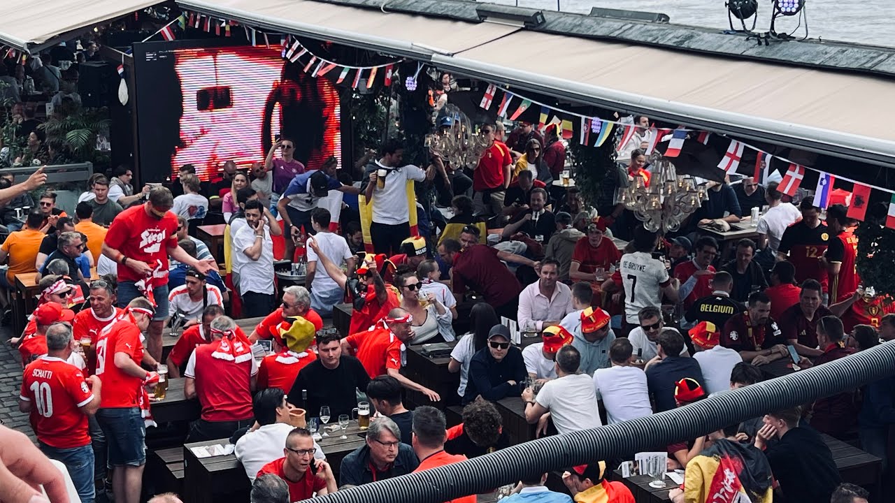 Kasematten Düsseldorf vor dem Achtelfinale Frankreich 🇫🇷 vs Belgien 🇧🇪 #FRABEL #euro2024