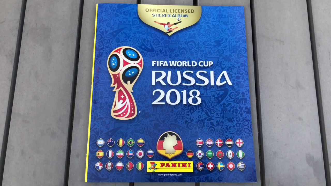 Panini Stickeralbum FIFA Fußballweltmeisterschaft Russland 2018
