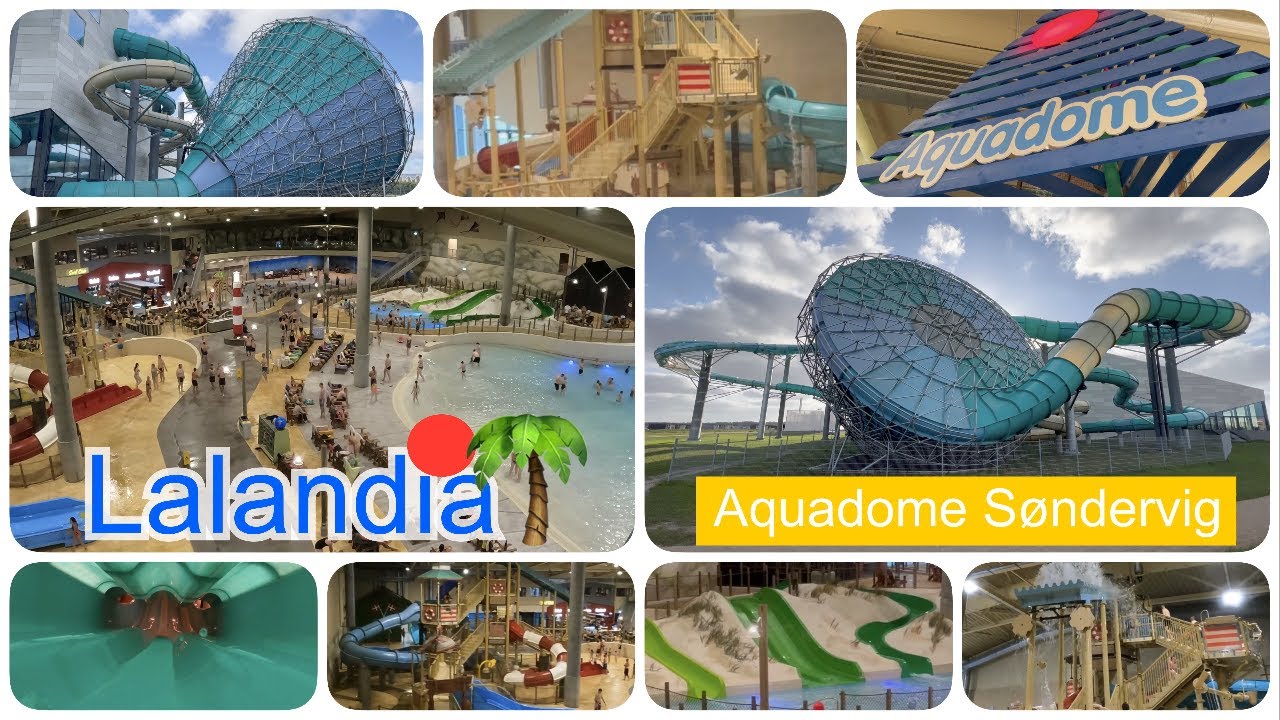 Aquadome Lalandia Søndervig Wasserpark Rutschen