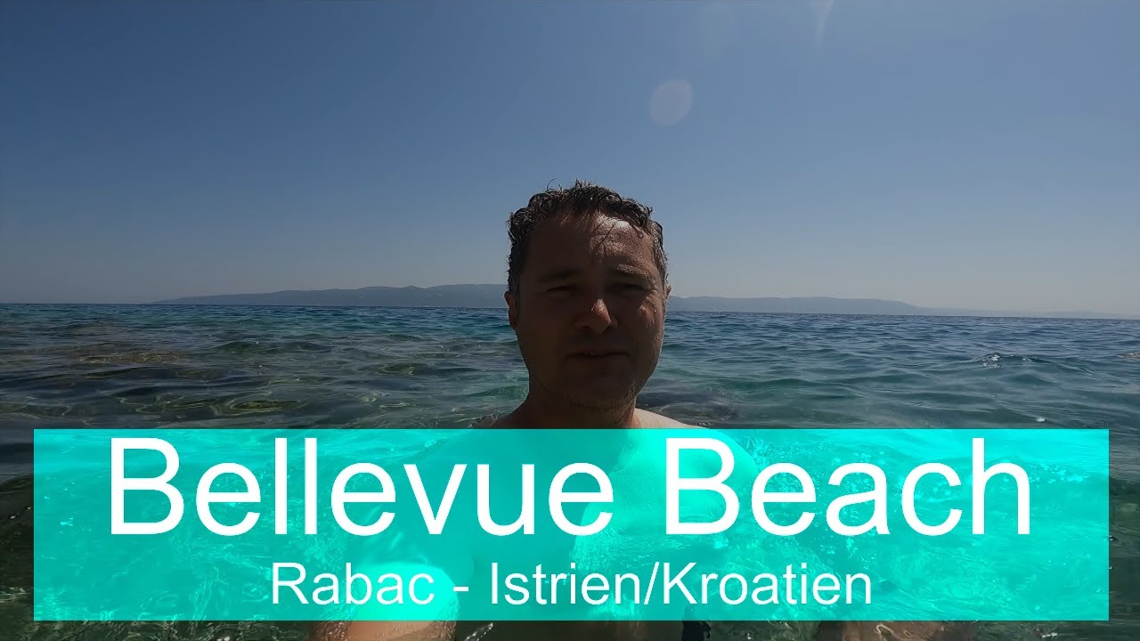 Rabac Bellevue Beach Plomin Istrien
