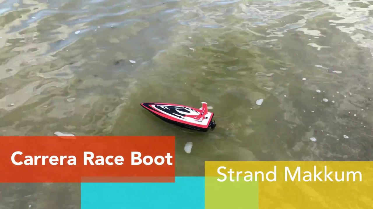 Carrera Race Boat – RC Boot am Strand von Makkum