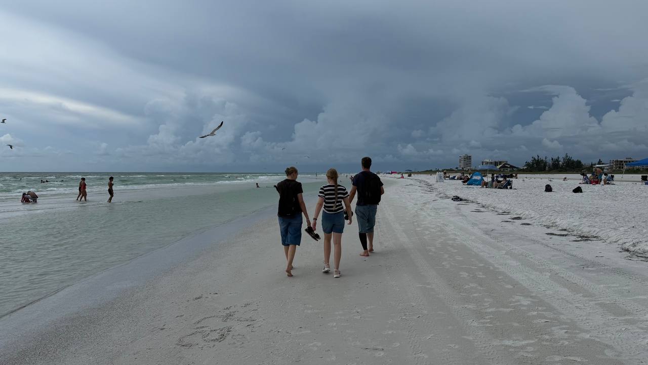 Siesta Beach bei Sarasota am zehnten Tag in Florida (13)