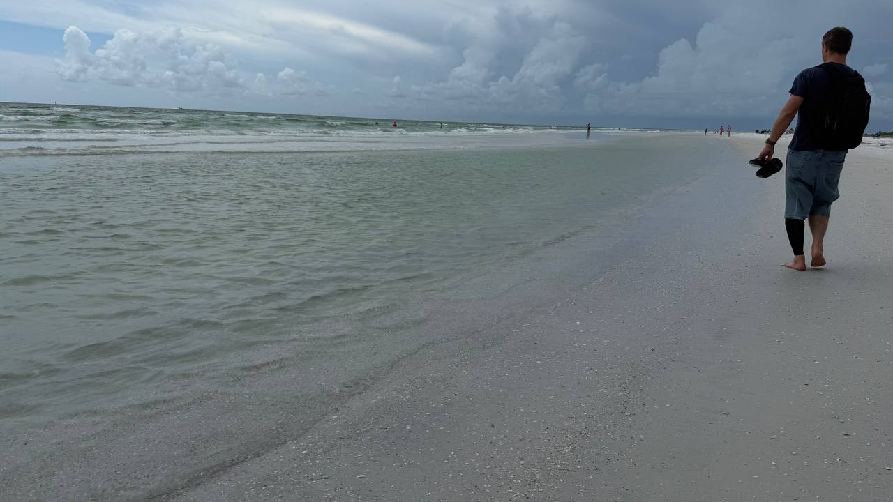Siesta Beach bei Sarasota am zehnten Tag in Florida (15)