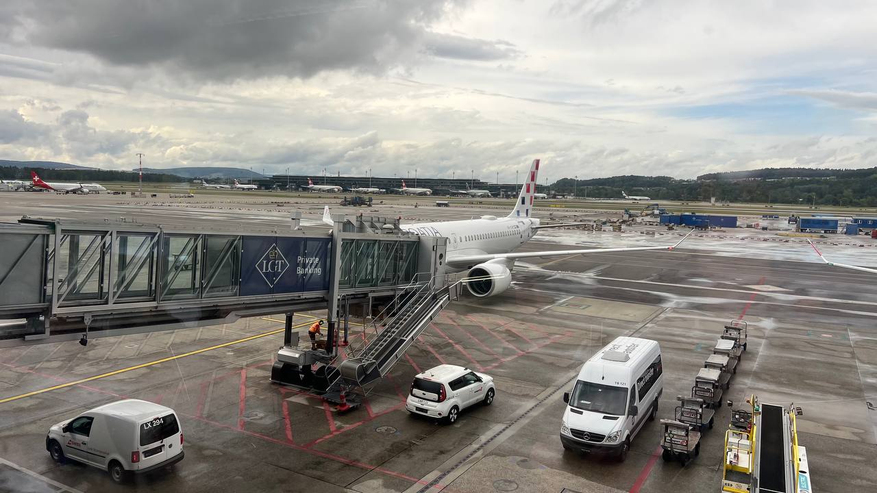 A310 der Croatia Airlines am 15. Tag – Flug mit reichlicher Verspätung nach Dubrovnik