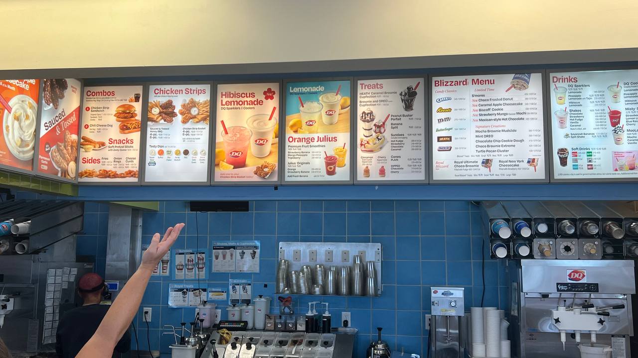 Besuch bei Dairy Queen in Florida – Unser süßer Snack am Nachmittag des achten Urlaubstags (2)