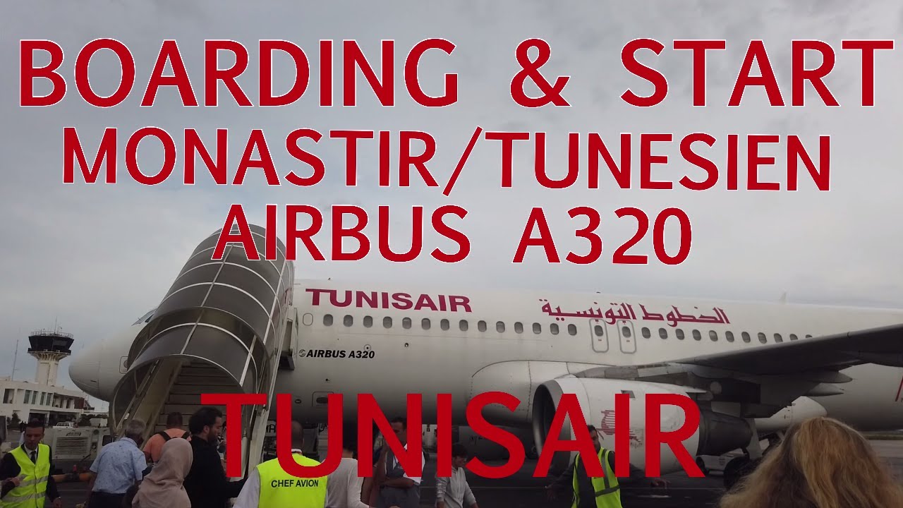 Flug nach Monastir – Tunisair Airbus A320