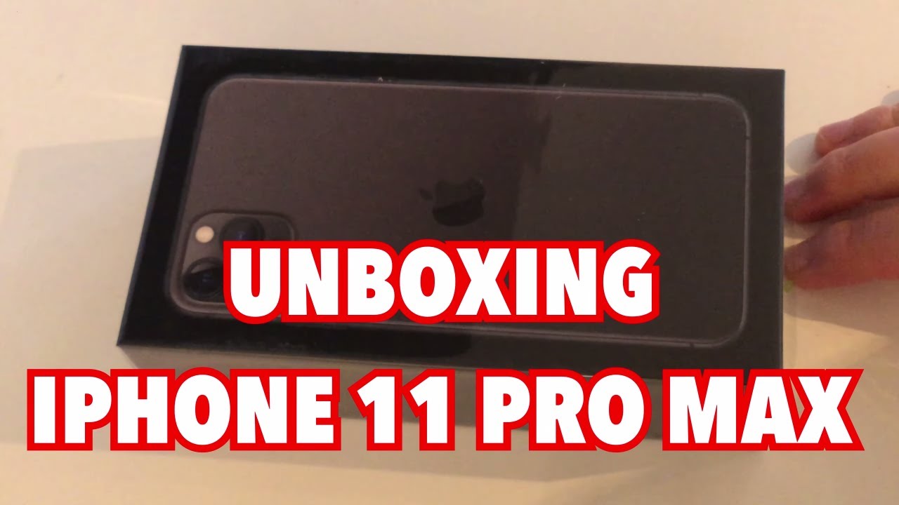 iphone 11 pro max unboxing