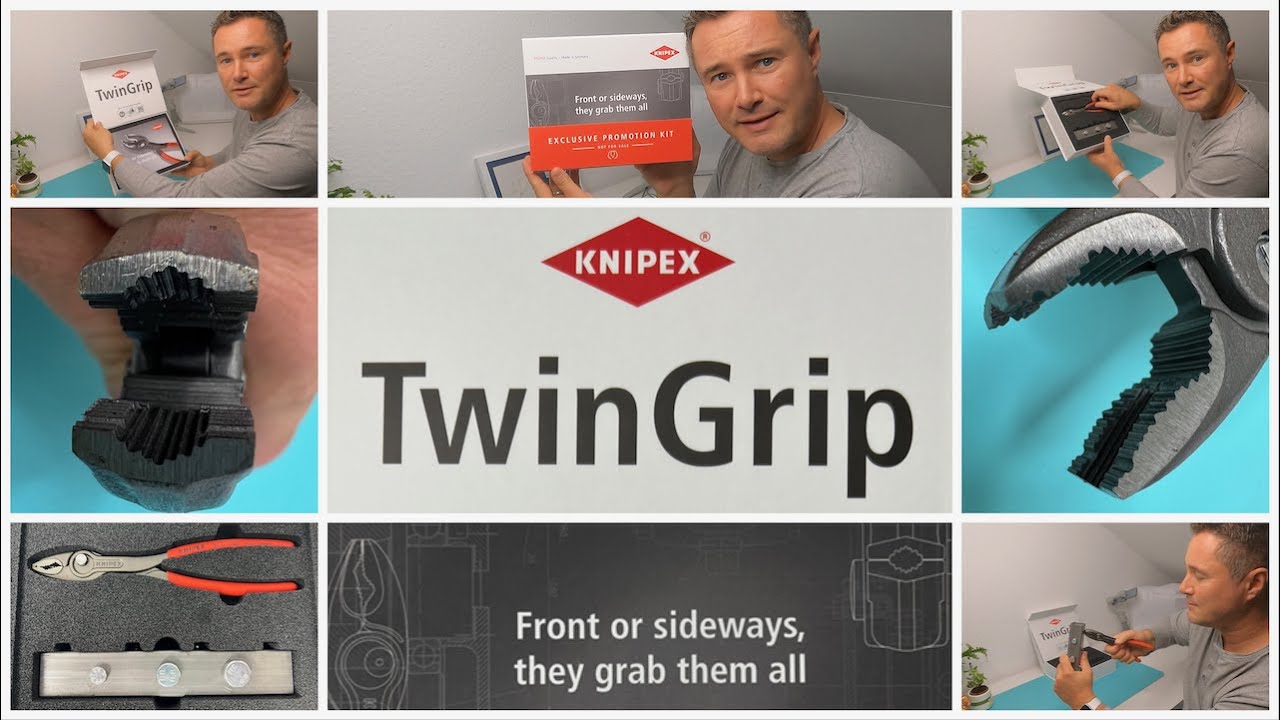 KNIPEX TwinGrip Front- und Seitengreifzange 250 mm