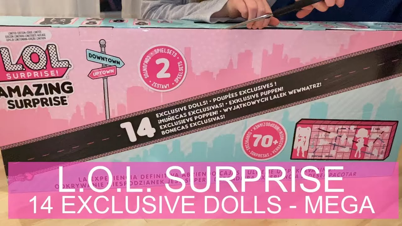 🤖 LOL Surprise Mega Pack mit 14 Exclusive Dolls und über 70 Überraschungen
