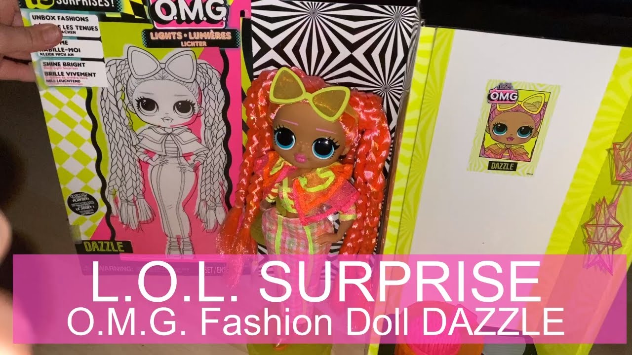 🤖 LOL Surprise OMG Fashion Doll Lights Dazzle mit Neonlicht-Effekt