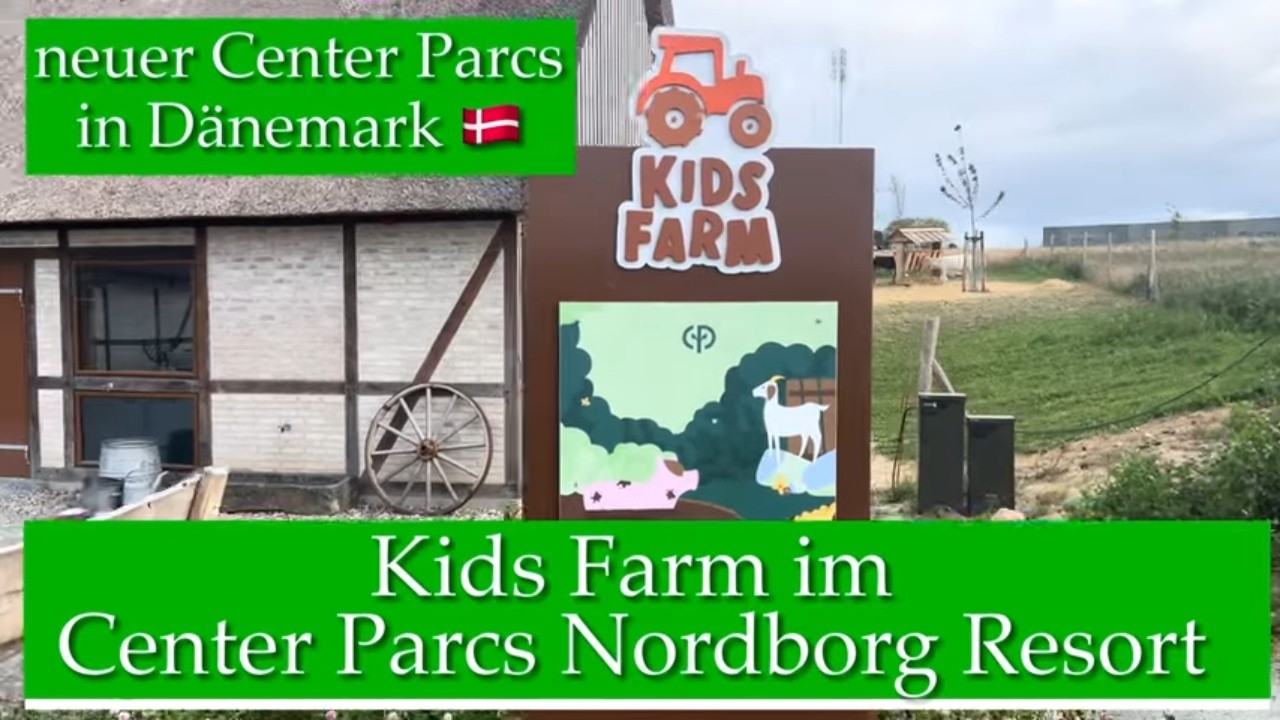 Kids Farm im Center Parcs Nordborg – Bauernhof-Erlebnis für Kinder