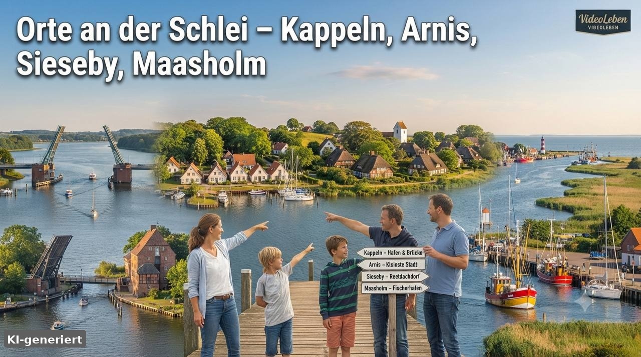 KI-generiertes Beitragsbild: Orte an der Schlei