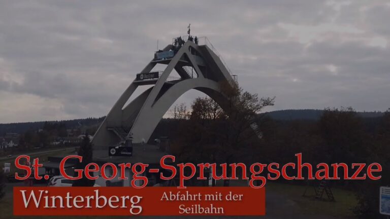St. Georg-Sprungschanze Winterberg: Mit der Seilbahn auf die Schanze