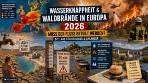 Wasserkrise Europa 2026 – Waldbrände, knappes Wasser und der Streit um die Flüsse