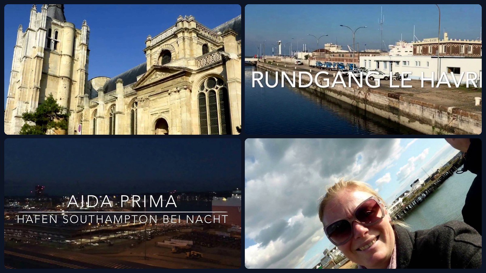 Landgänge in Le Havre und Southampton mit der AIDA prima