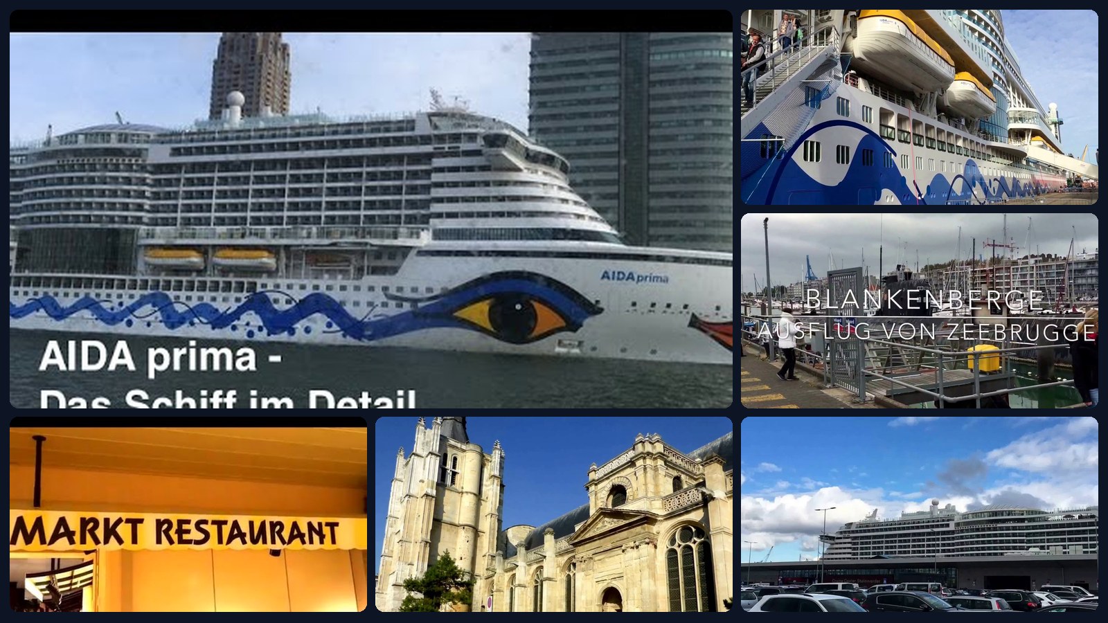 AIDA Prima – Collage unserer Videos von der Metropolen-Reise
