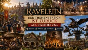 Efteling Raveleijn: KI-generierte Darstellung zur Wiedereröffnung des Themenbereichs am 1. Dezember 2026