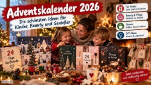 Adventskalender 2026: Kinder-, Beauty-, Genuss- und DIY-Kalender im Überblick