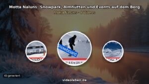 Snowpark, Almhütte und Events auf Motta Naluns bei Scuol im Engadin