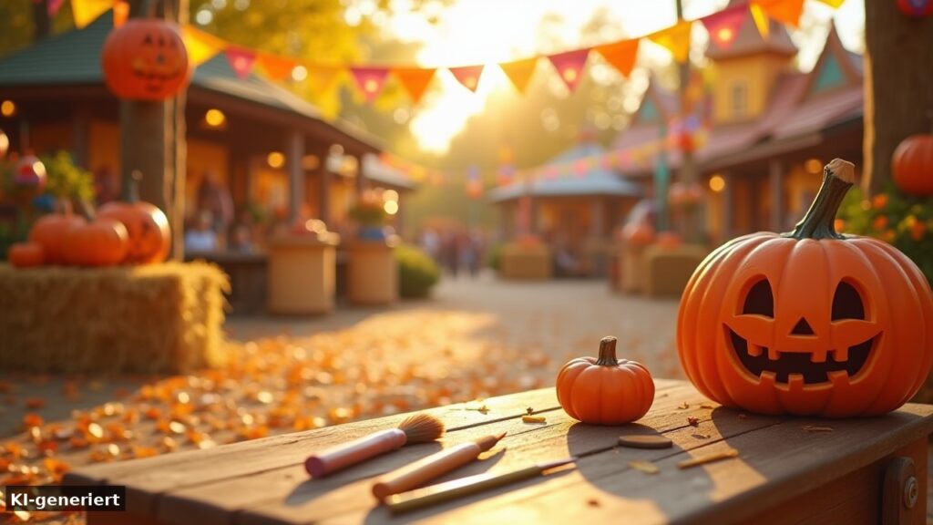 „Halloween for Kids“ im Nickelodeon LAND: der familienfreundliche Bereich im Movie Park (KI-generiert)