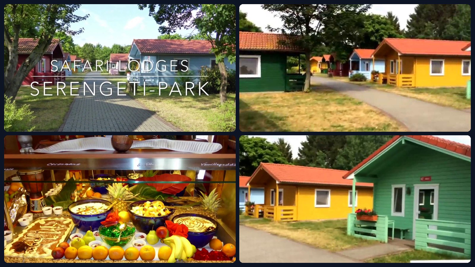 Safari Lodges im Serengeti-Park – Video-Mosaik