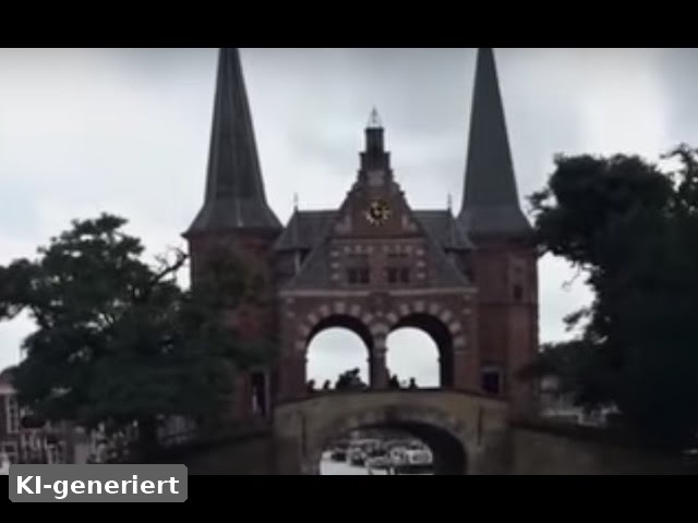 Sneek – das friesische Venedig – Grachten und historische Innenstadt in Friesland