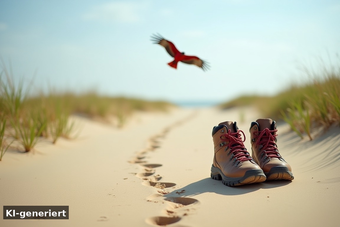 Naturerlebnisse und Entdeckungstouren – Entspannung und Abenteuer an der Nordsee in Butjadingen (KI-generierte Darstellung)