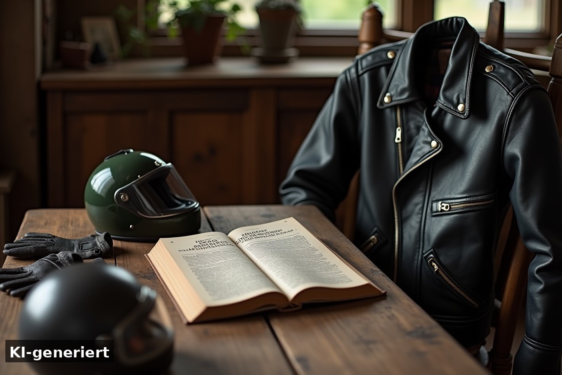Was in dem Buch steckt – Das Kompendium des Motorradfahrers – 200 Fakten für Biker (Buchtipp) (KI-generierte Darstellung)