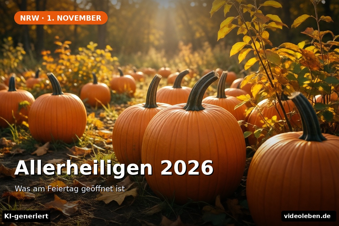 Allerheiligen 2026 in NRW: Was am 1. November geöffnet ist (KI-generierte Darstellung)