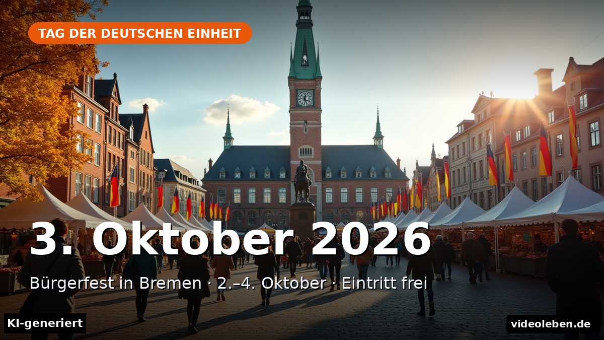 Beitragsbild: Tag der Deutschen Einheit 2026 in Bremen