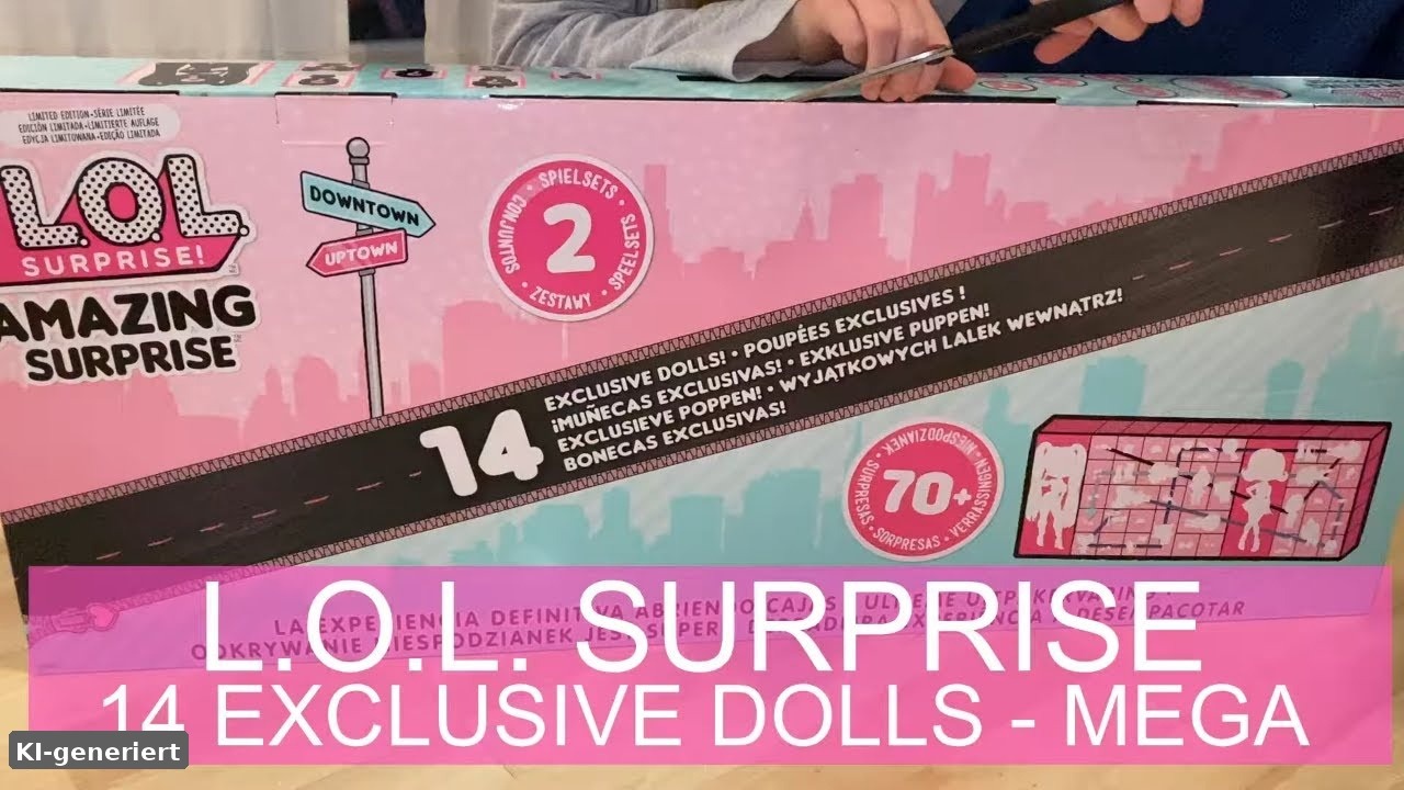 LOL Surprise Mega Pack mit 14 Exclusive Dolls und über 70 Überraschungen